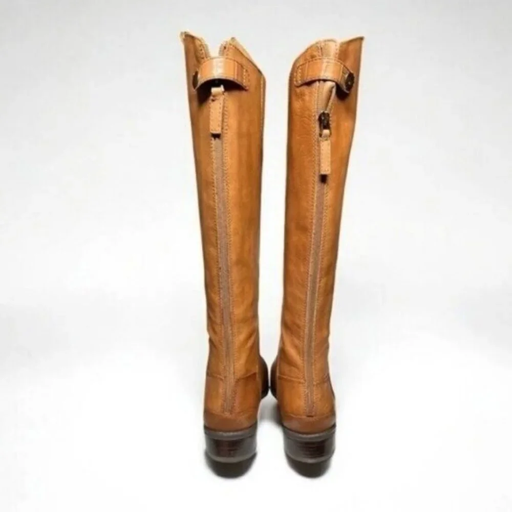 🌻NEW NWOT Sam Edelman Penny Equestrian Leather Riding Boots Girls 3 / Women 5